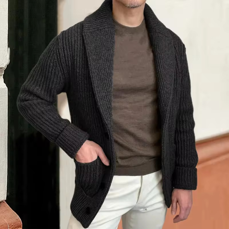 Down Jacket Packable - Cardigan en tricot pour hommes à