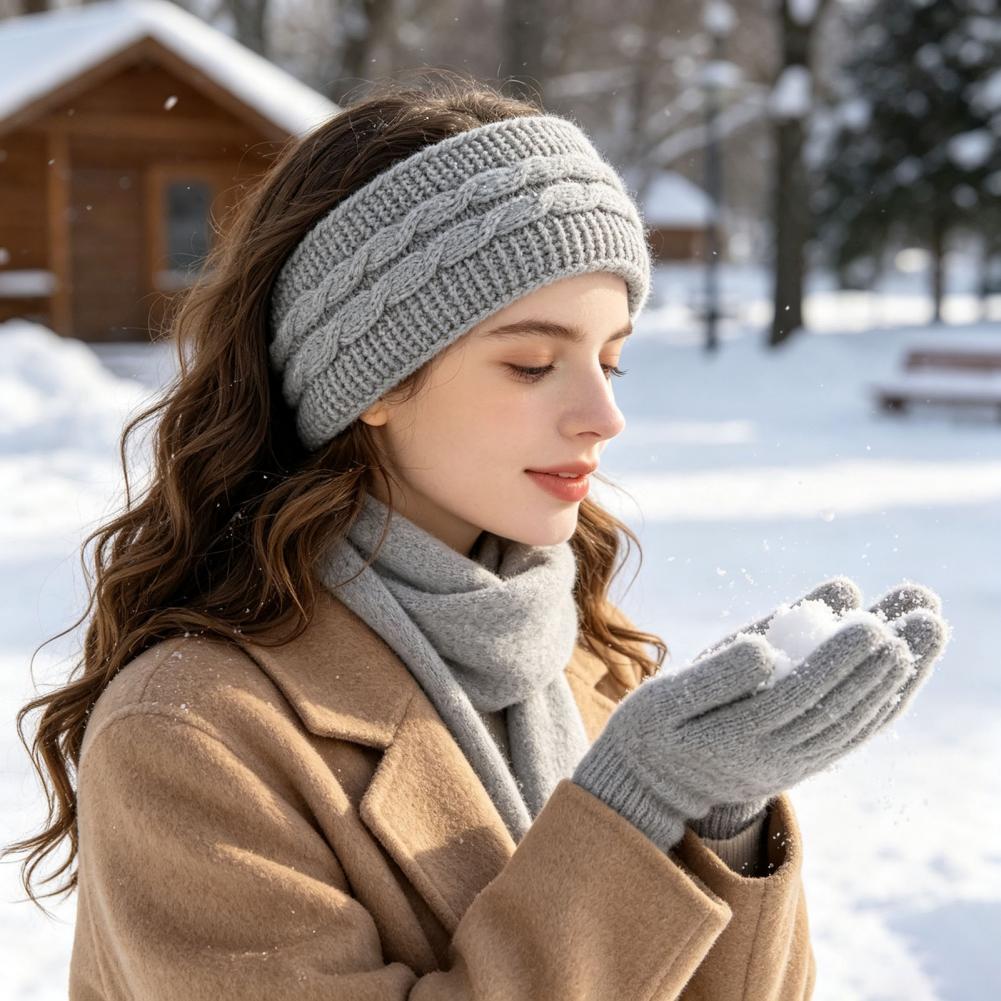 Bandeaux de cheveux élastiques - Fleece Ear Warmer Band avis et prix