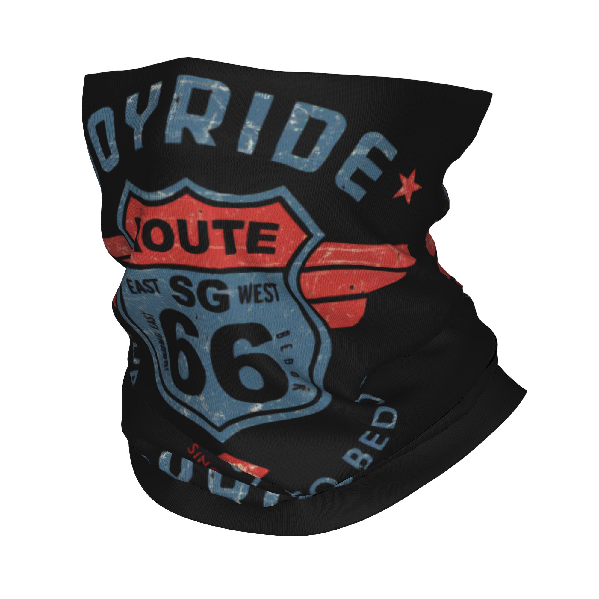 Cache-cou Route 66 pour moto,  - Neck Gaiter Fleece avis et prix