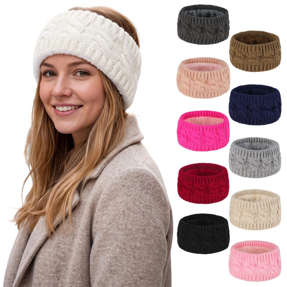 Bandeau tricoté d'hiver pour f - Fleece Ear Warmer Band avis et prix