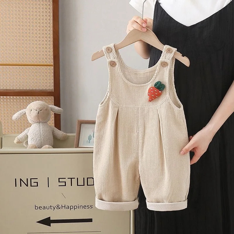 Pantalon à bretelles pour bébé - Corduroy Pant Warm avis et prix