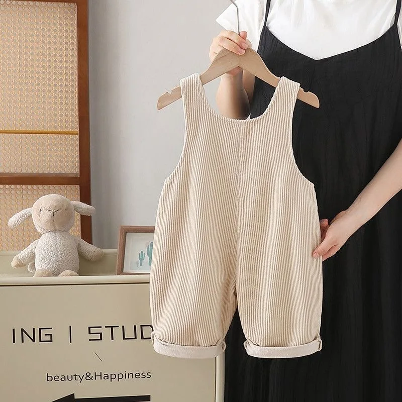 Pantalon à bretelles pour bébé - Corduroy Pant Warm avis et prix