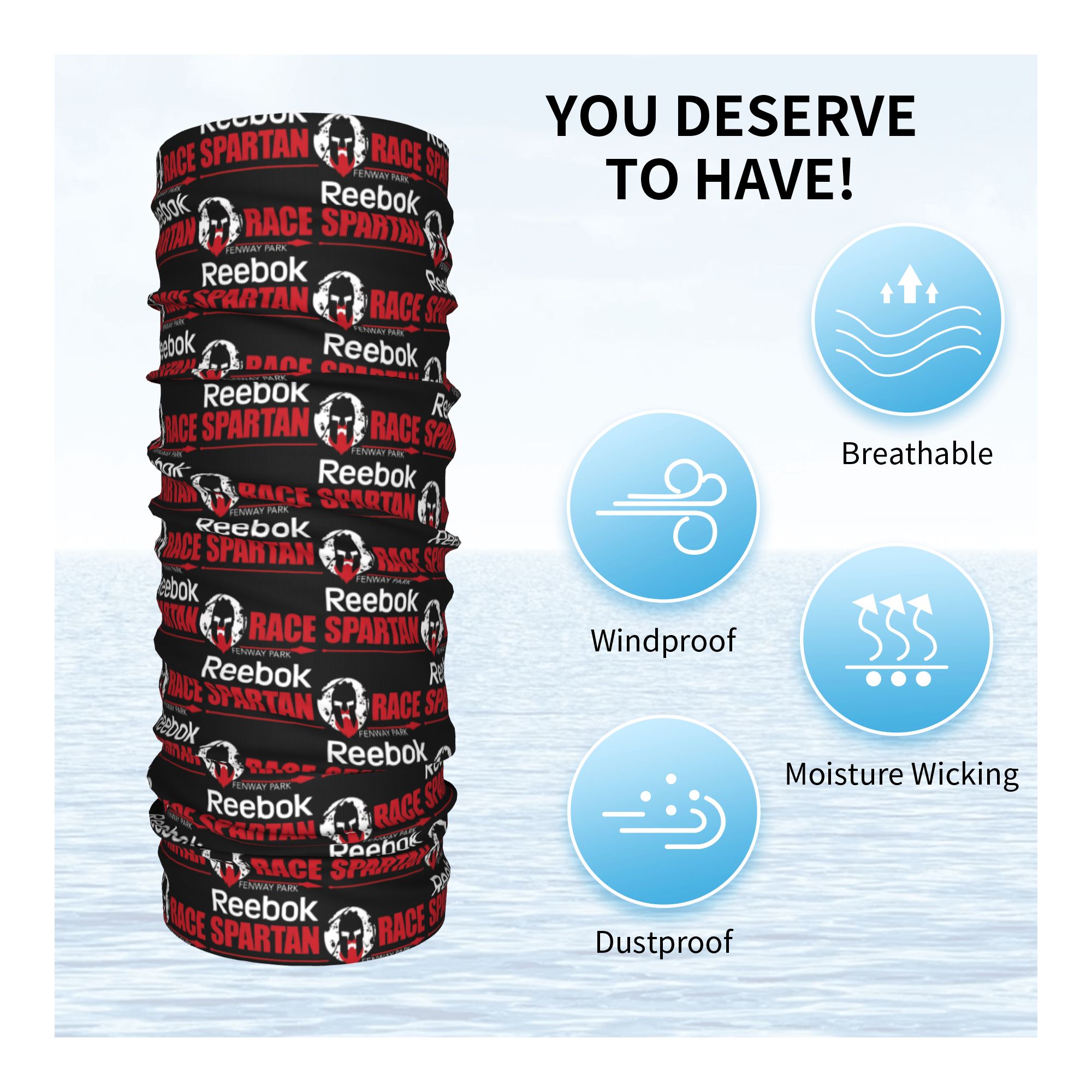 Spartan Race Sparta Race Banda - Neck Gaiter Fleece avis et prix